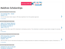 Tablet Screenshot of maldivesscholarships.com